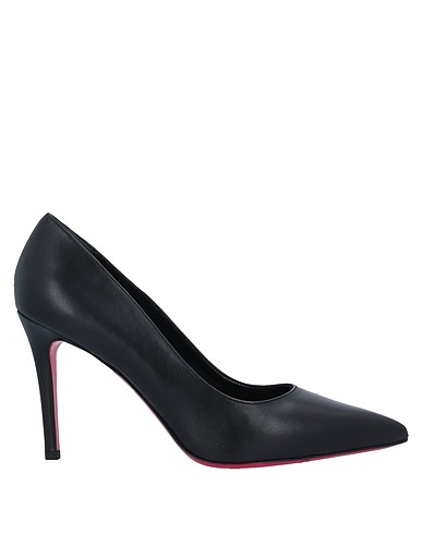 PINKO Court Black Calfskin