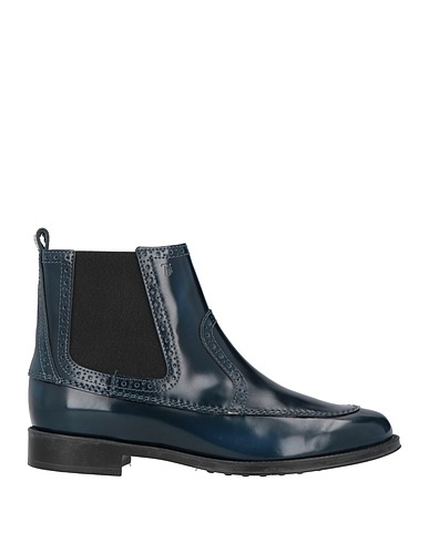 TOD'S Ankle boot Midnight blue Soft Leather