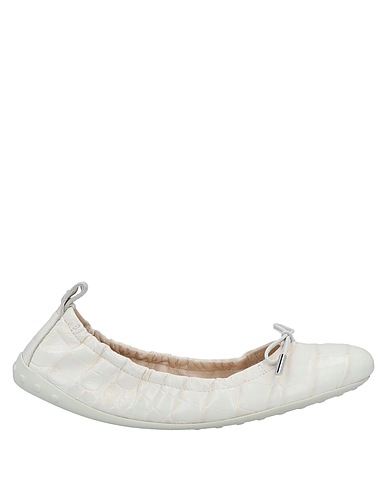 TOD'S Ballet flats Ivory Leather