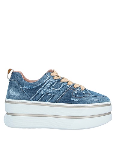 HOGAN Sneakers Blue Textile fibres