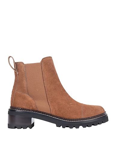 SEE BY CHLOÉ Ankle boot Brown Soft Leather