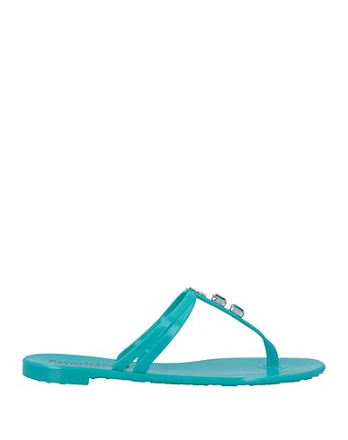 PATRIZIA PEPE Flip flops Turquoise PVC - Polyvinyl chloride