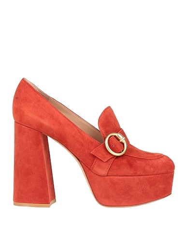 GIANVITO ROSSI Loafers Brick Leather