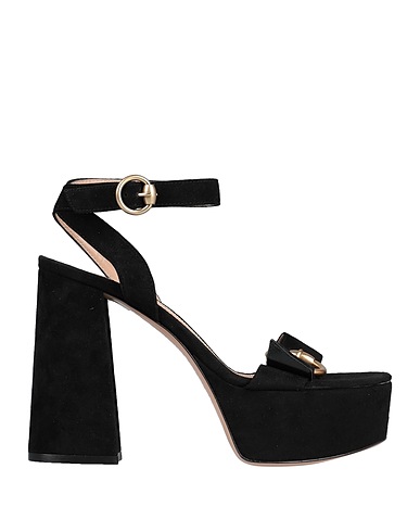 GIANVITO ROSSI Sandals Black Leather