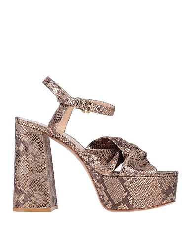 GIANVITO ROSSI Sandals Platinum Soft Leather