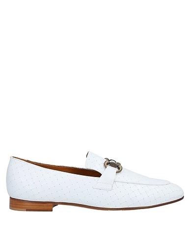 BRUGLIA Loafers White Soft Leather
