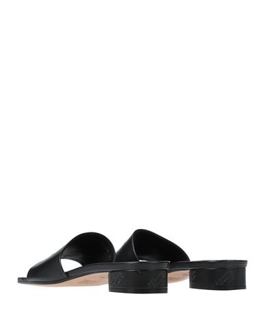 MAISON MARGIELA MAISON MARGIELA WOMAN SANDALS BLACK SIZE 5 LEATHER
