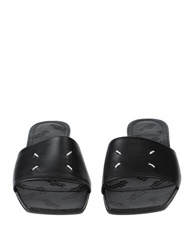 MAISON MARGIELA MAISON MARGIELA WOMAN SANDALS BLACK SIZE 5 LEATHER