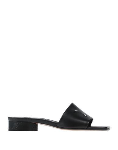 MAISON MARGIELA MAISON MARGIELA WOMAN SANDALS BLACK SIZE 5 LEATHER