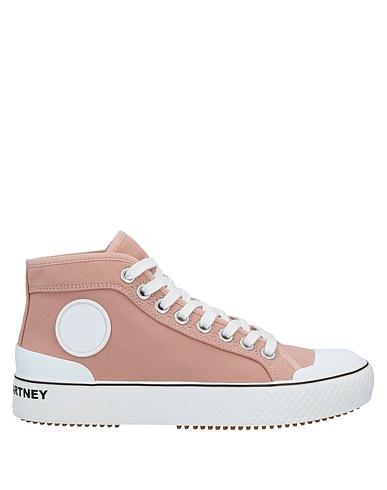 STELLA McCARTNEY Sneakers Rosa antico Fibre tessili
