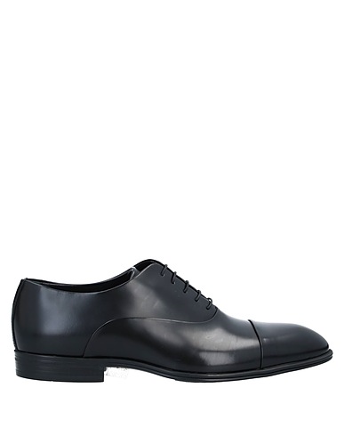 CORVARI Laced shoes Black Soft Leather