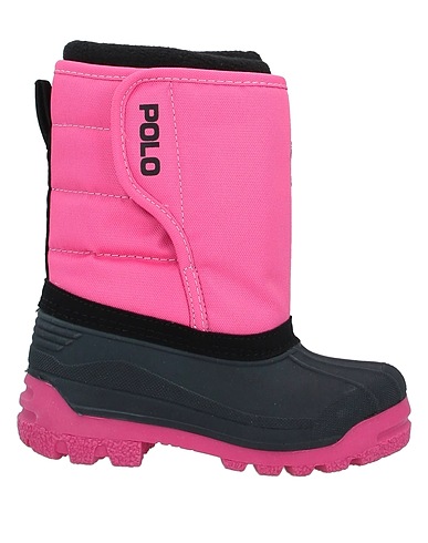 POLO RALPH LAUREN Ankle boot Pink Textile fibres, Rubber