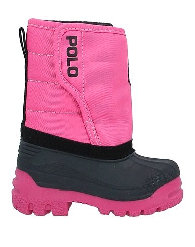 POLO RALPH LAUREN Ankle boot Pink Textile fibers, Rubber