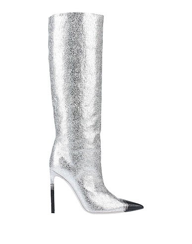TOM FORD Boots Silver Soft Leather