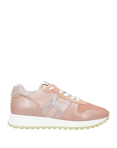 HOGAN Sneakers Rosa antico Pelle, Fibre tessili