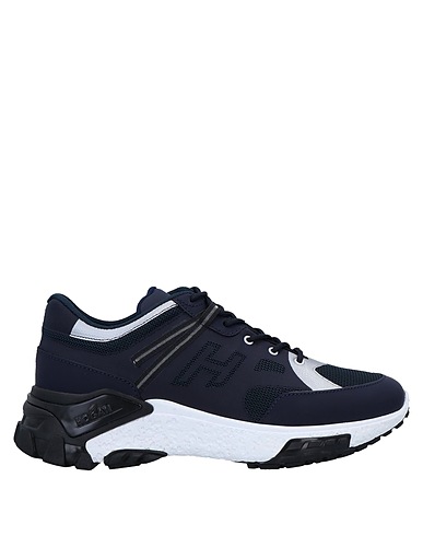 HOGAN Sneakers Bleu nuit Cuir, Fibres textiles