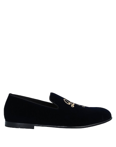 DOLCE&GABBANA Loafers Midnight blue Textile fibres