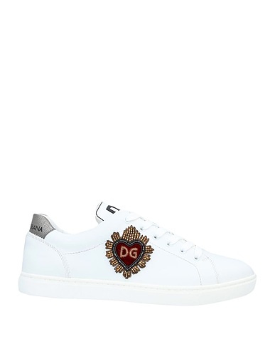 DOLCE&GABBANA Sneakers White Soft Leather