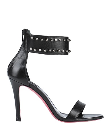 PINKO Sandals Black Soft Leather