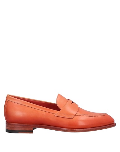 SANTONI Mocassino Giallo ocra Pelle
