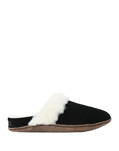 SOREL Slides and slippers NAKISKA SLIDE 2 Black Soft Leather, Textile fibres