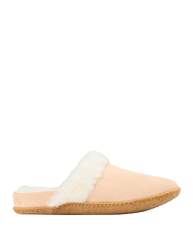 SOREL Slides and slippers NAKISKA SLIDE 2 Beige Soft Leather, Textile fibres