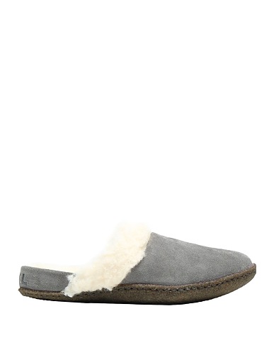 SOREL Slides and slippers NAKISKA SLIDE 2 Grey Soft Leather, Textile fibres