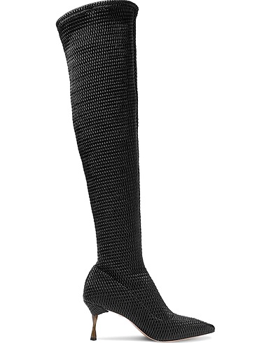 ALICE + OLIVIA Boots Black Textile fibres