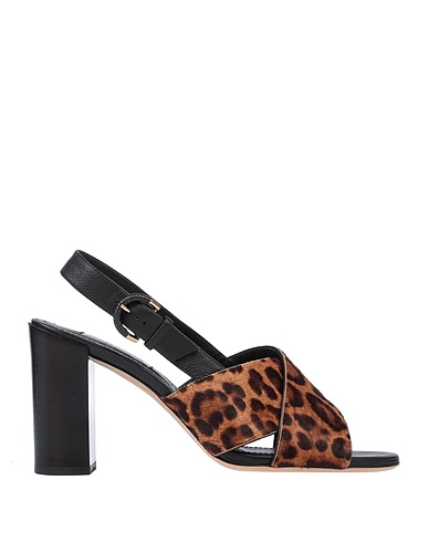 TOD'S Sandals Brown Calfskin