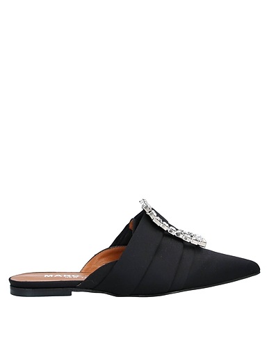 MARC ELLIS Mules and clogs Black Textile fibers
