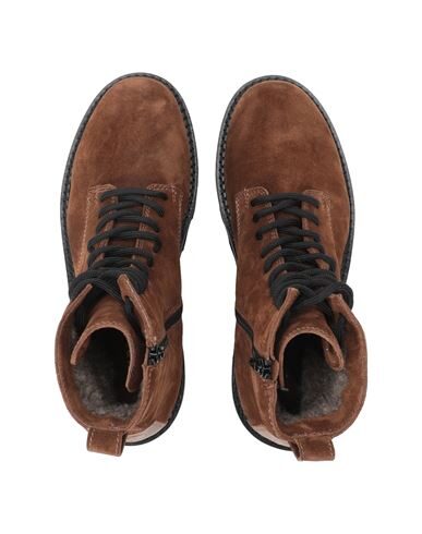 Furla Chunky-sole Suede Combat Boots In Brown