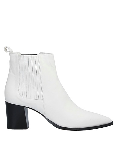 POMME D'OR Stiefelette Weiß Leder