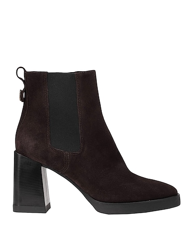FURLA Ankle boot FURLA GRETA CHELSEA BOOT T. 90
 Chocolate brown 70% Leather, 30% Polyester