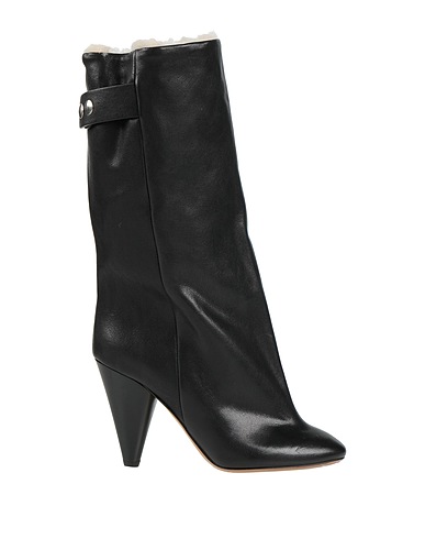 ISABEL MARANT Boots Black 100% Calfskin, Shearling