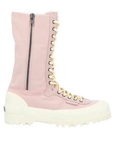 PAURA x SUPERGA Ankle boot Pink 80% Cotton, 20% Leather