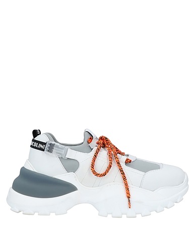 RUCOLINE Sneakers Bianco Pelle, Fibre tessili