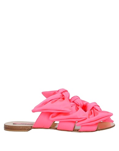 ROSÉ A POIS Sandals Pink Textile fibres