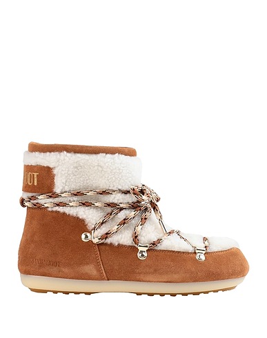 MOON BOOT 미들 부츠  M.BOOT DK SIDE LOW SHEARLING  카멜 쉽스킨