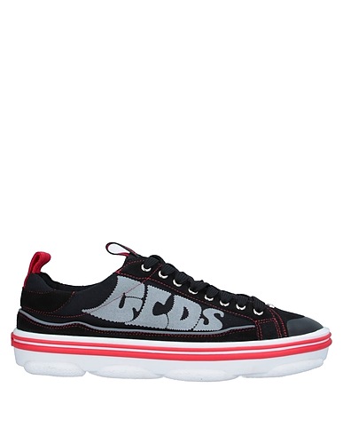 GCDS Sneakers Black Textile fibers, Leather