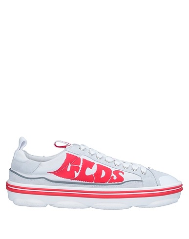 GCDS Sneakers White Textile fibres, Leather