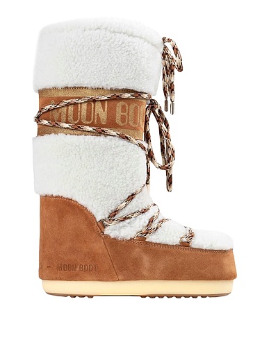 MOON BOOT Stiefel MOON BOOT SHEARLING  Beige Schaffell