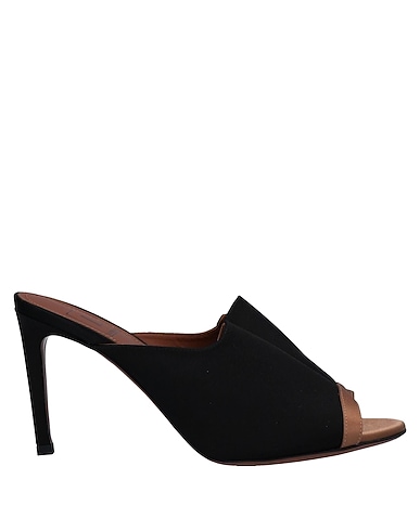 L' AUTRE CHOSE Sandali Nero Fibre tessili