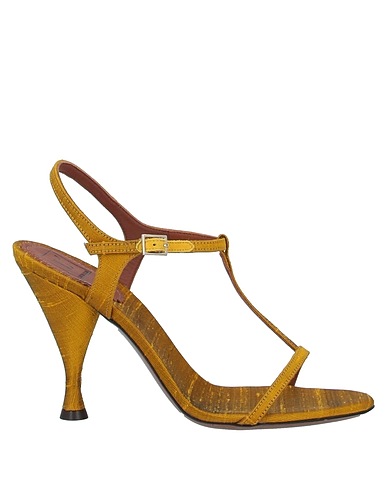 L' AUTRE CHOSE Sandals Marigold Textile fibres