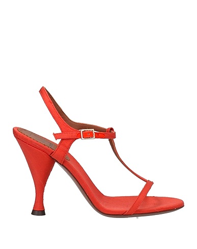 L' AUTRE CHOSE Sandals Rust Textile fibers