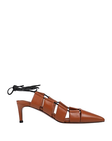 L' AUTRE CHOSE Court Brown Soft Leather
