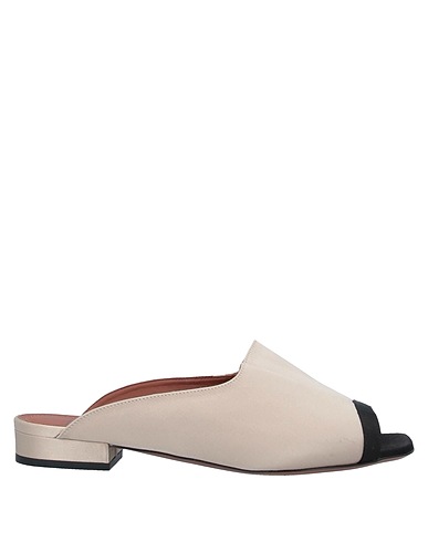 L' AUTRE CHOSE Sandals Beige Textile fibres