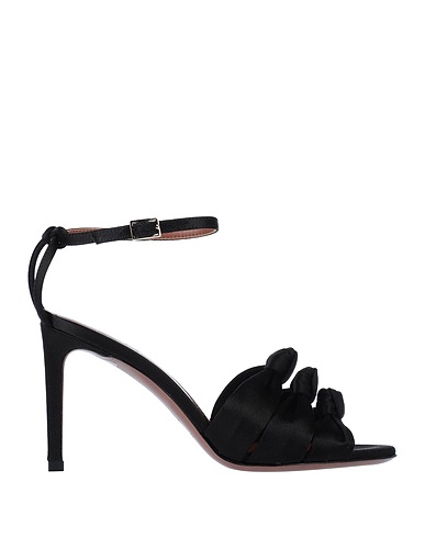L' AUTRE CHOSE Sandalen Schwarz Gewebefasern