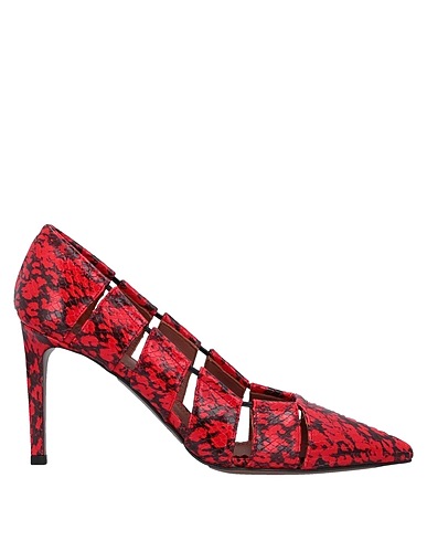 L' AUTRE CHOSE Pump Red Leather
