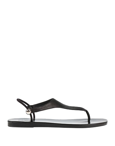 INUOVO Flip flops Black Soft Leather