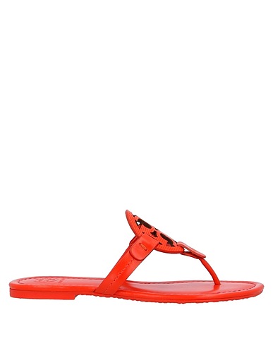 TORY BURCH Flip flops Red Soft Leather